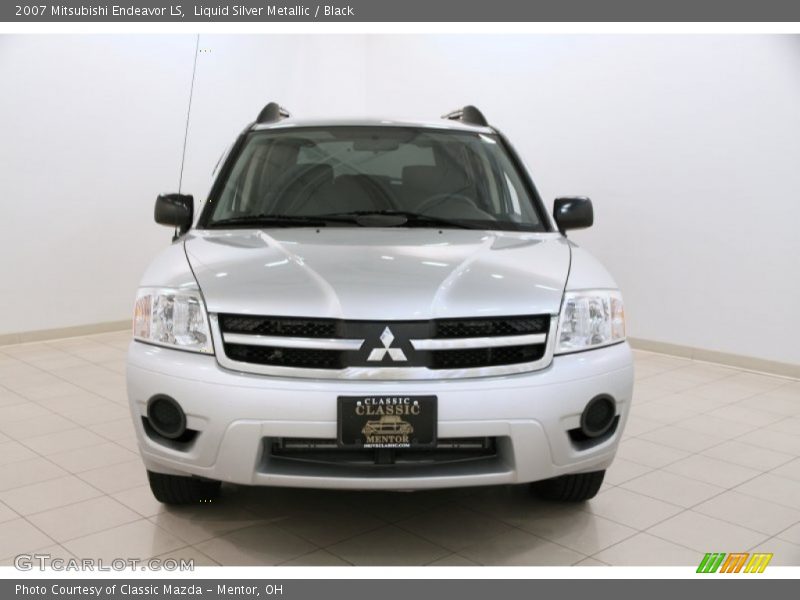 Liquid Silver Metallic / Black 2007 Mitsubishi Endeavor LS