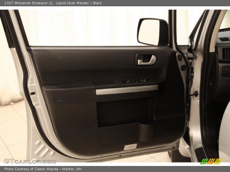 Liquid Silver Metallic / Black 2007 Mitsubishi Endeavor LS