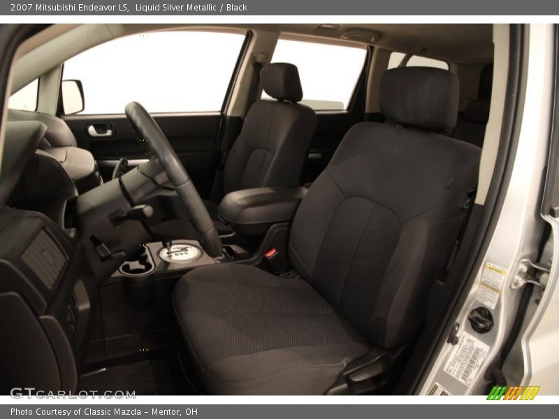 Liquid Silver Metallic / Black 2007 Mitsubishi Endeavor LS