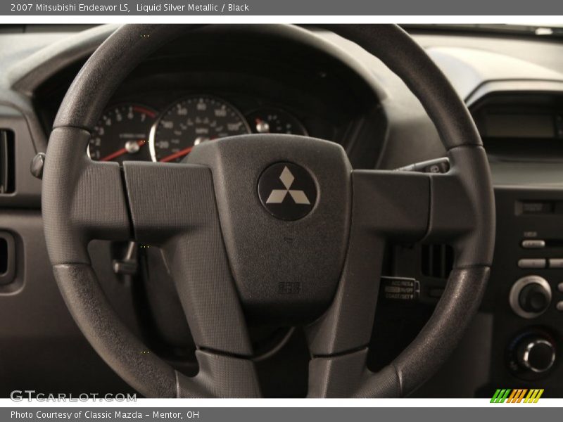 Liquid Silver Metallic / Black 2007 Mitsubishi Endeavor LS