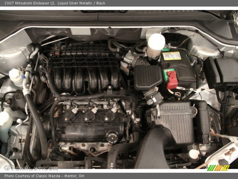 Liquid Silver Metallic / Black 2007 Mitsubishi Endeavor LS