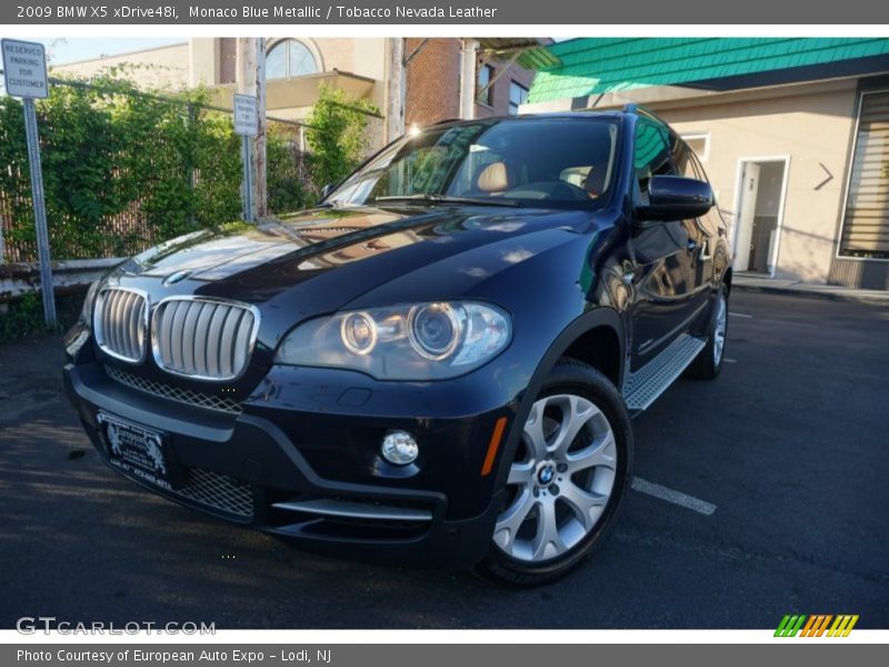 Monaco Blue Metallic / Tobacco Nevada Leather 2009 BMW X5 xDrive48i