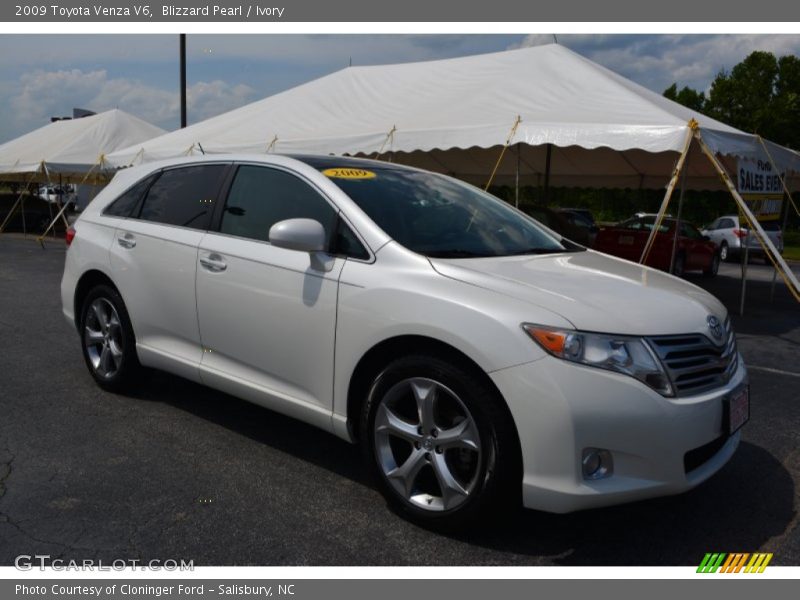 Blizzard Pearl / Ivory 2009 Toyota Venza V6