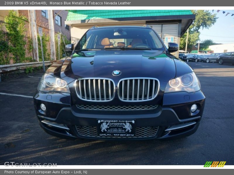 Monaco Blue Metallic / Tobacco Nevada Leather 2009 BMW X5 xDrive48i