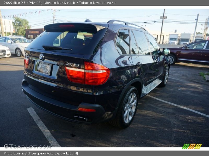Monaco Blue Metallic / Tobacco Nevada Leather 2009 BMW X5 xDrive48i