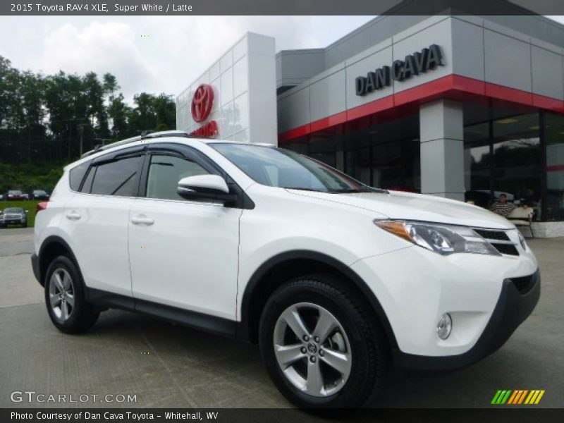 Super White / Latte 2015 Toyota RAV4 XLE