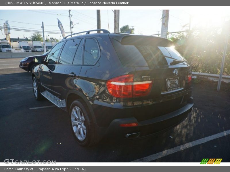Monaco Blue Metallic / Tobacco Nevada Leather 2009 BMW X5 xDrive48i