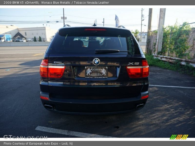 Monaco Blue Metallic / Tobacco Nevada Leather 2009 BMW X5 xDrive48i