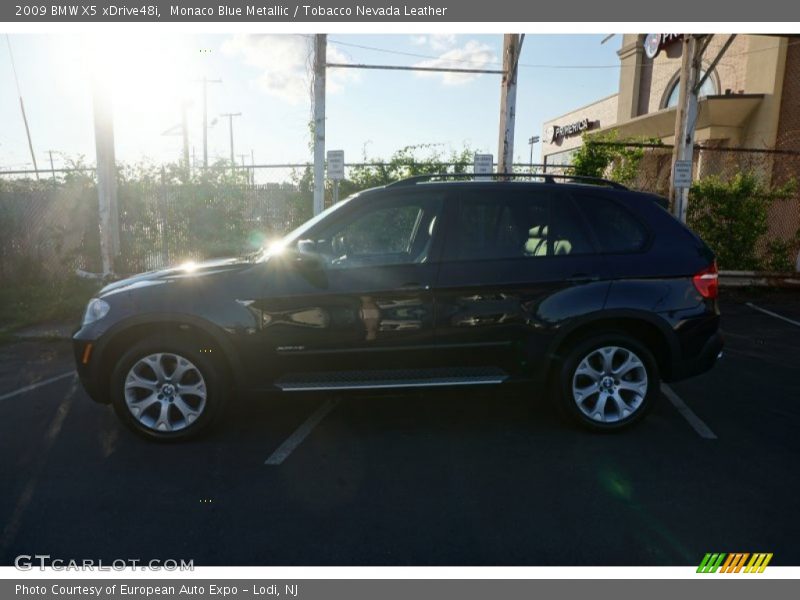 Monaco Blue Metallic / Tobacco Nevada Leather 2009 BMW X5 xDrive48i