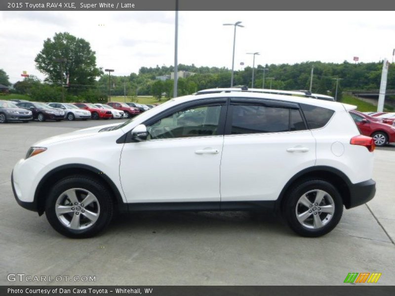 Super White / Latte 2015 Toyota RAV4 XLE