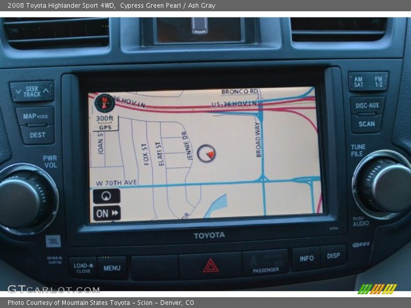 Cypress Green Pearl / Ash Gray 2008 Toyota Highlander Sport 4WD