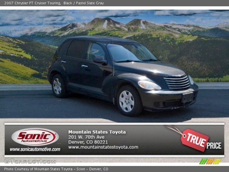 Black / Pastel Slate Gray 2007 Chrysler PT Cruiser Touring