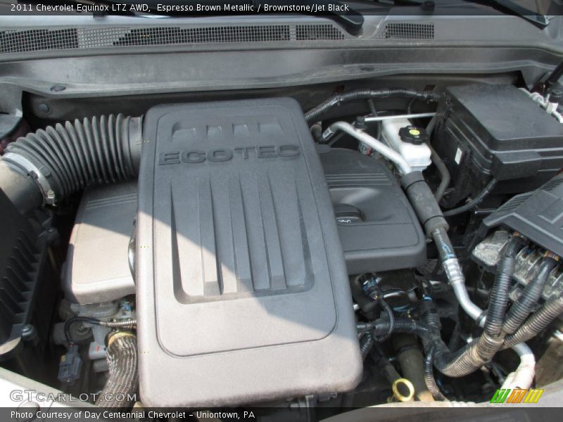Espresso Brown Metallic / Brownstone/Jet Black 2011 Chevrolet Equinox LTZ AWD