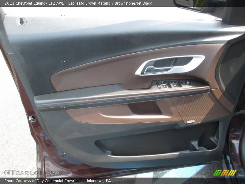 Espresso Brown Metallic / Brownstone/Jet Black 2011 Chevrolet Equinox LTZ AWD
