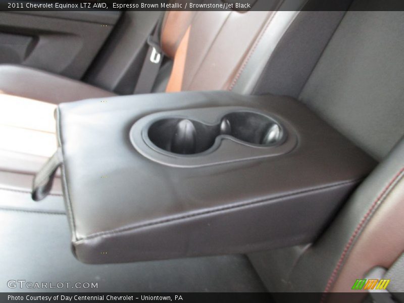 Espresso Brown Metallic / Brownstone/Jet Black 2011 Chevrolet Equinox LTZ AWD