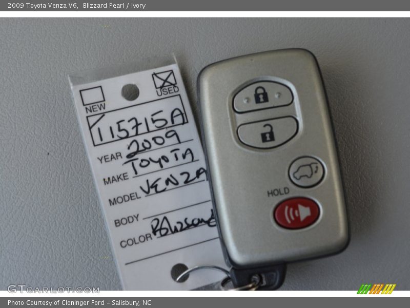 Blizzard Pearl / Ivory 2009 Toyota Venza V6