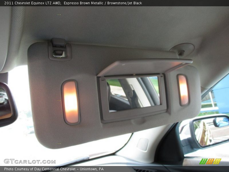 Espresso Brown Metallic / Brownstone/Jet Black 2011 Chevrolet Equinox LTZ AWD
