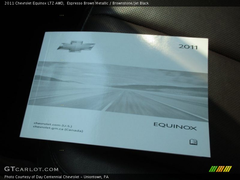 Espresso Brown Metallic / Brownstone/Jet Black 2011 Chevrolet Equinox LTZ AWD
