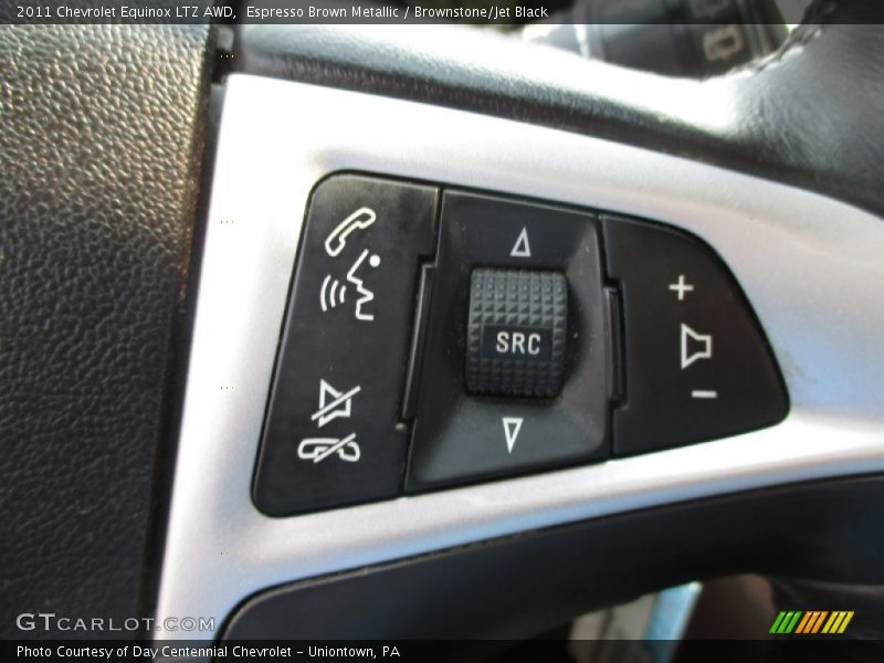 Espresso Brown Metallic / Brownstone/Jet Black 2011 Chevrolet Equinox LTZ AWD