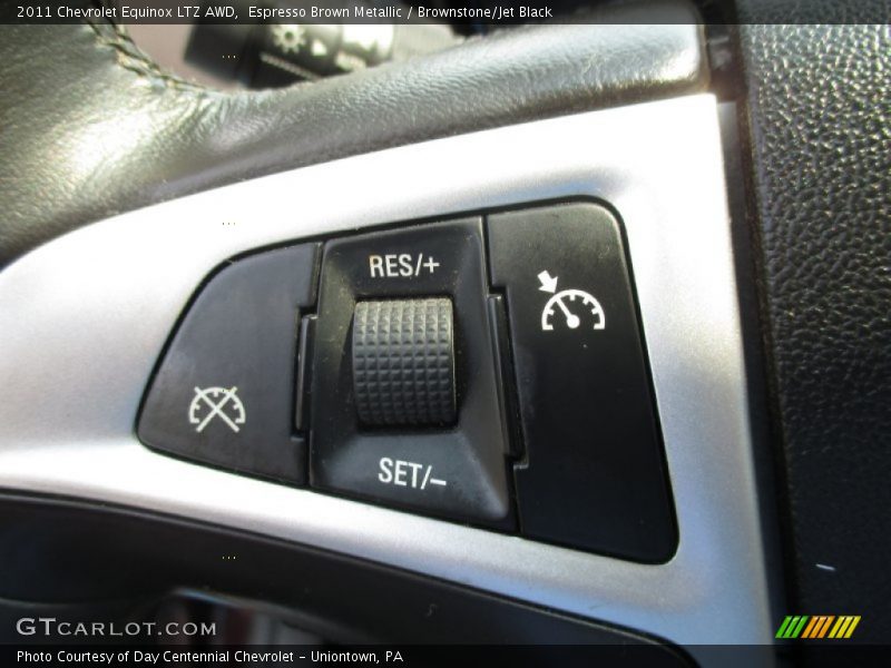 Espresso Brown Metallic / Brownstone/Jet Black 2011 Chevrolet Equinox LTZ AWD