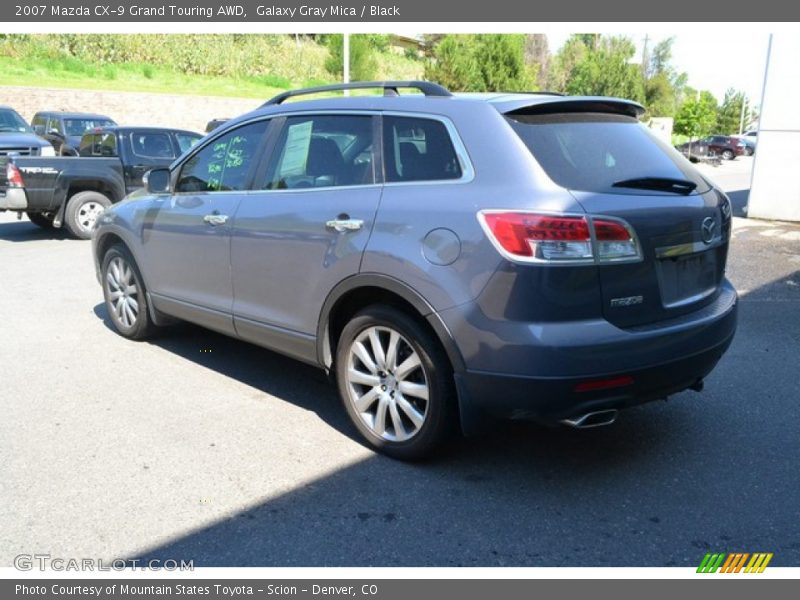 Galaxy Gray Mica / Black 2007 Mazda CX-9 Grand Touring AWD