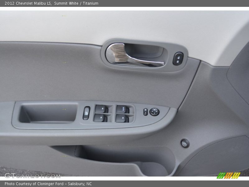 Summit White / Titanium 2012 Chevrolet Malibu LS