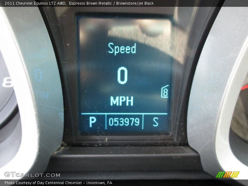 Espresso Brown Metallic / Brownstone/Jet Black 2011 Chevrolet Equinox LTZ AWD