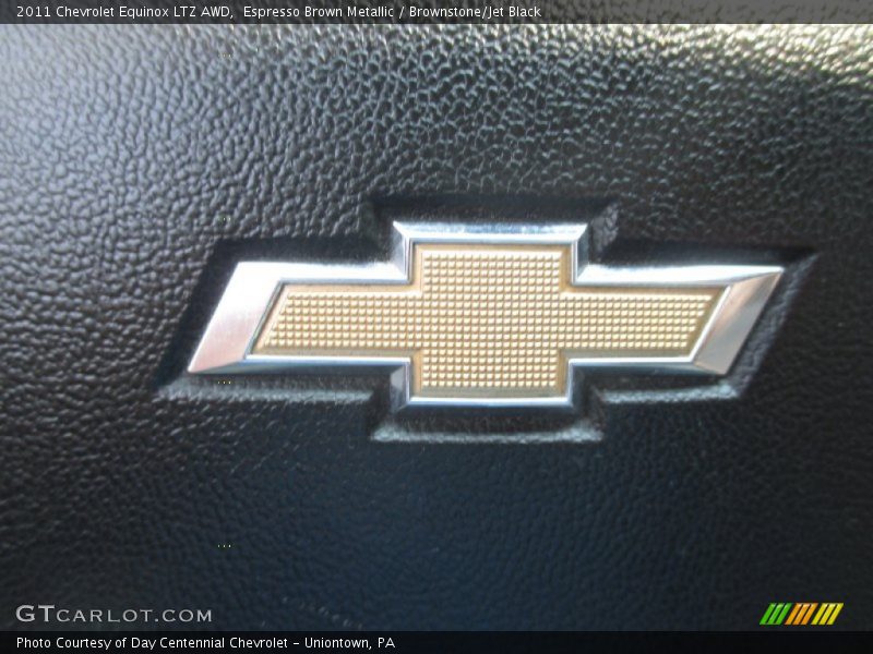 Espresso Brown Metallic / Brownstone/Jet Black 2011 Chevrolet Equinox LTZ AWD