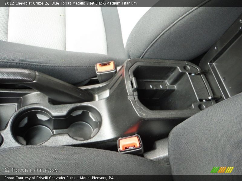 Blue Topaz Metallic / Jet Black/Medium Titanium 2012 Chevrolet Cruze LS