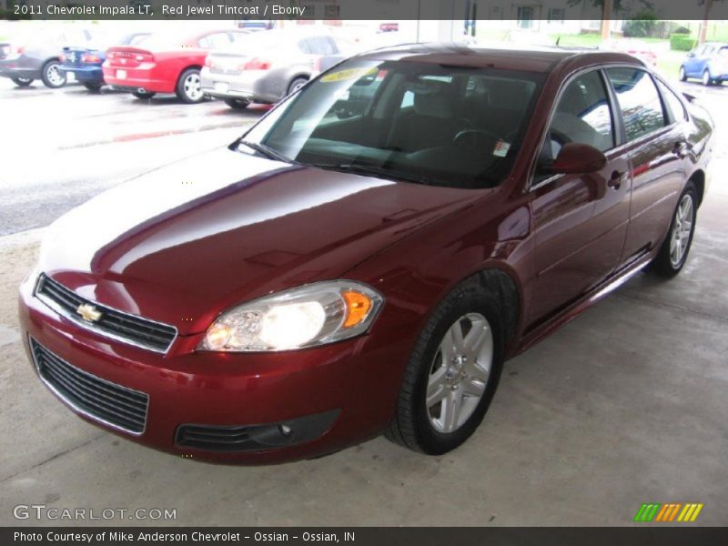 Red Jewel Tintcoat / Ebony 2011 Chevrolet Impala LT