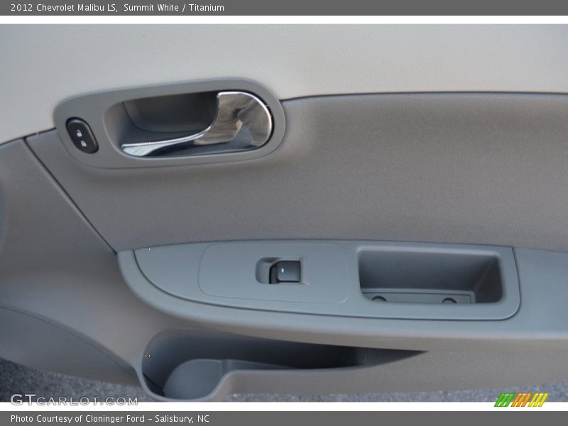Summit White / Titanium 2012 Chevrolet Malibu LS