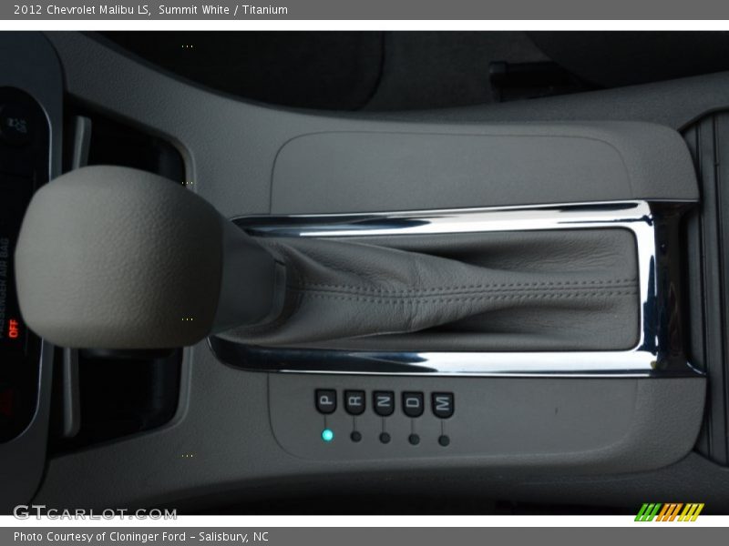 Summit White / Titanium 2012 Chevrolet Malibu LS