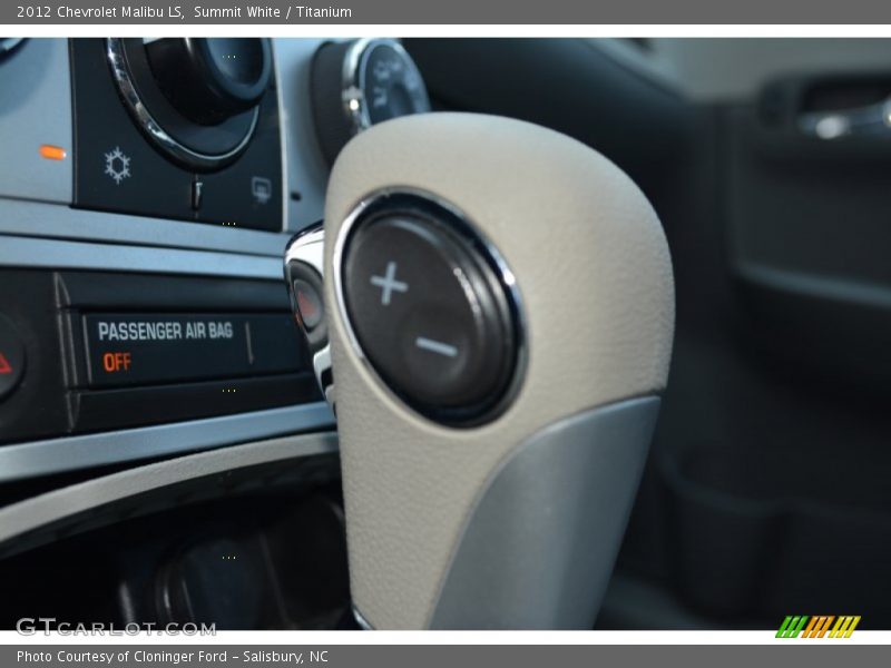 Summit White / Titanium 2012 Chevrolet Malibu LS