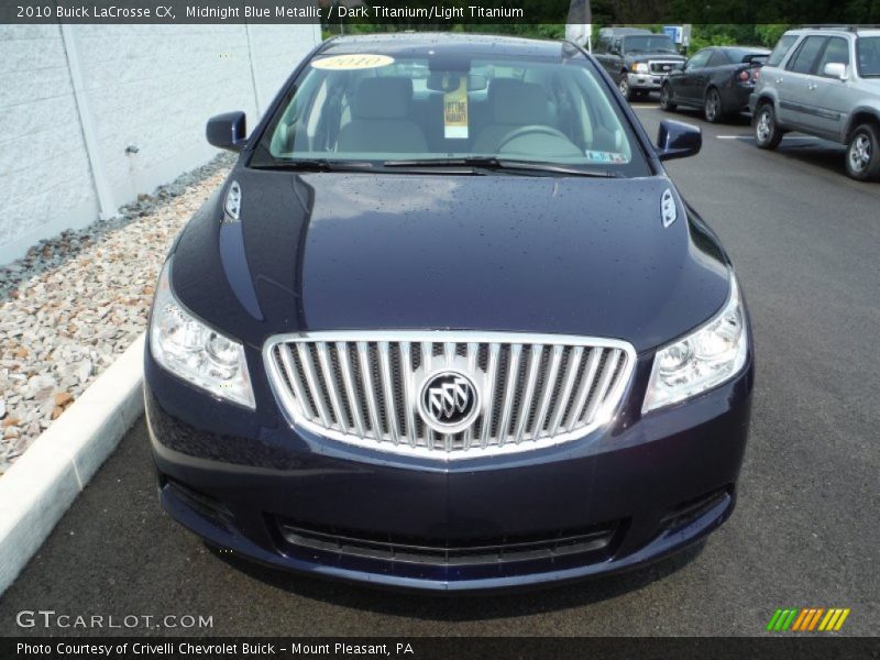 Midnight Blue Metallic / Dark Titanium/Light Titanium 2010 Buick LaCrosse CX
