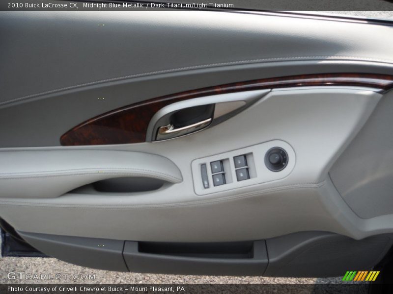 Midnight Blue Metallic / Dark Titanium/Light Titanium 2010 Buick LaCrosse CX