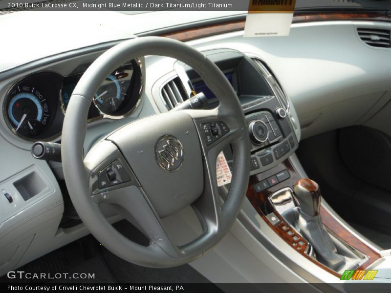 Midnight Blue Metallic / Dark Titanium/Light Titanium 2010 Buick LaCrosse CX