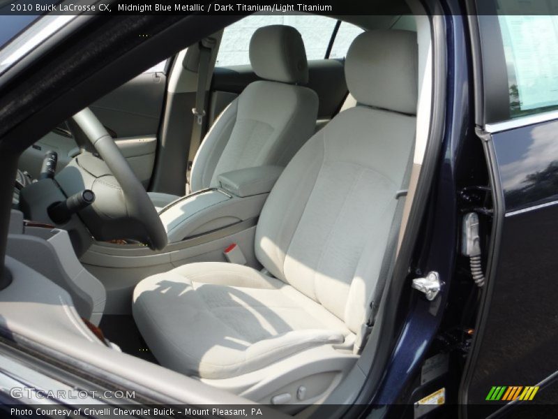 Midnight Blue Metallic / Dark Titanium/Light Titanium 2010 Buick LaCrosse CX