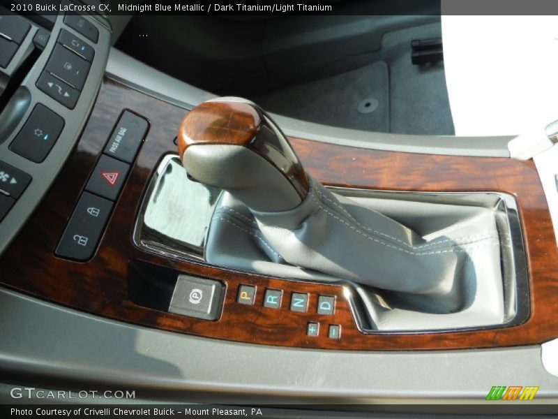 Midnight Blue Metallic / Dark Titanium/Light Titanium 2010 Buick LaCrosse CX