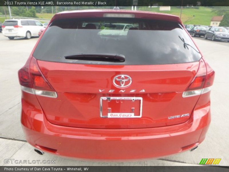 Barcelona Red Metallic / Black 2013 Toyota Venza XLE AWD