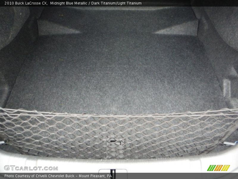Midnight Blue Metallic / Dark Titanium/Light Titanium 2010 Buick LaCrosse CX
