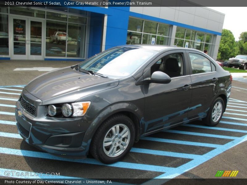 Cyber Gray Metallic / Dark Pewter/Dark Titanium 2013 Chevrolet Sonic LT Sedan