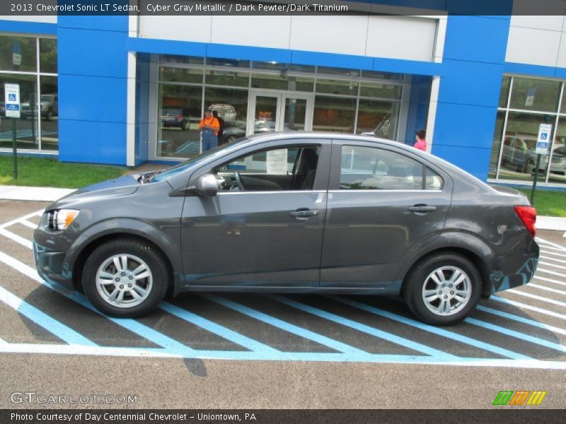 Cyber Gray Metallic / Dark Pewter/Dark Titanium 2013 Chevrolet Sonic LT Sedan