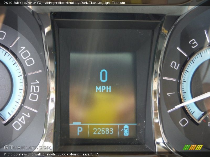 Midnight Blue Metallic / Dark Titanium/Light Titanium 2010 Buick LaCrosse CX