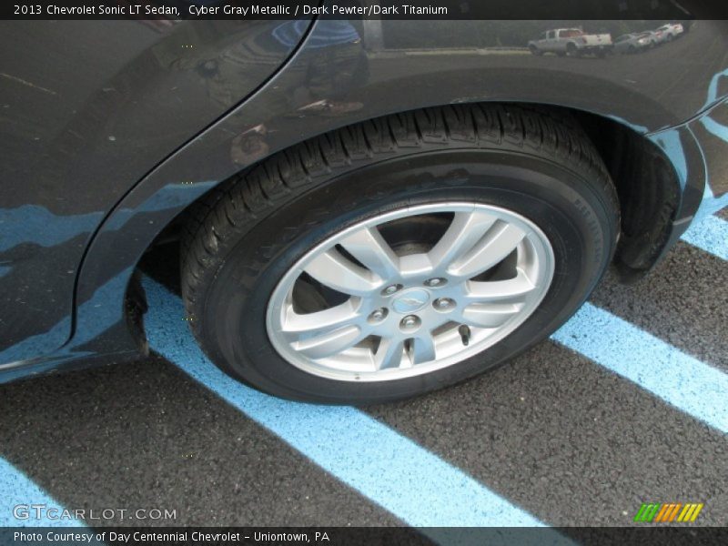 Cyber Gray Metallic / Dark Pewter/Dark Titanium 2013 Chevrolet Sonic LT Sedan