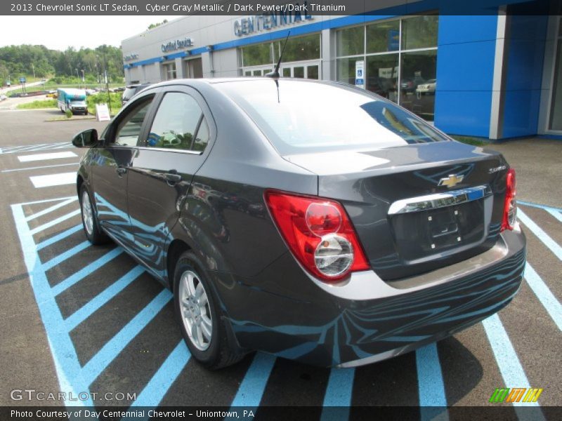 Cyber Gray Metallic / Dark Pewter/Dark Titanium 2013 Chevrolet Sonic LT Sedan