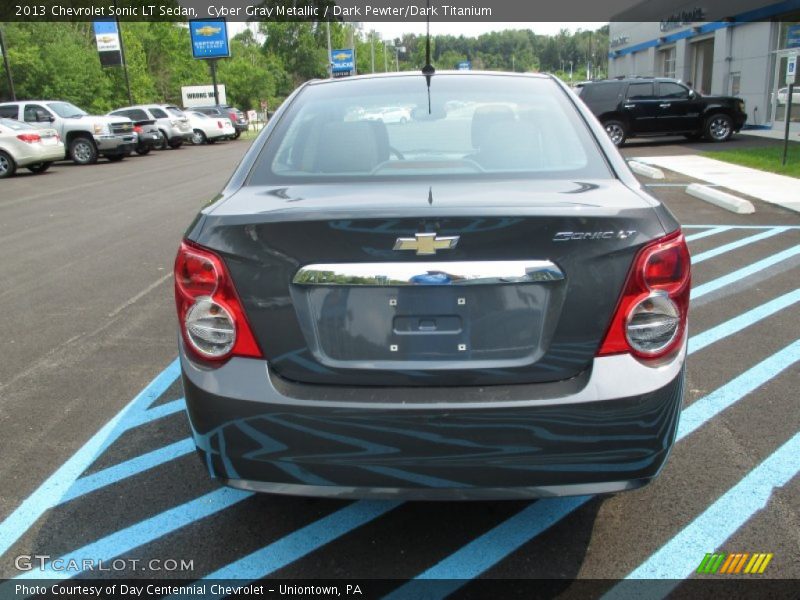 Cyber Gray Metallic / Dark Pewter/Dark Titanium 2013 Chevrolet Sonic LT Sedan