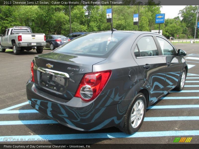 Cyber Gray Metallic / Dark Pewter/Dark Titanium 2013 Chevrolet Sonic LT Sedan
