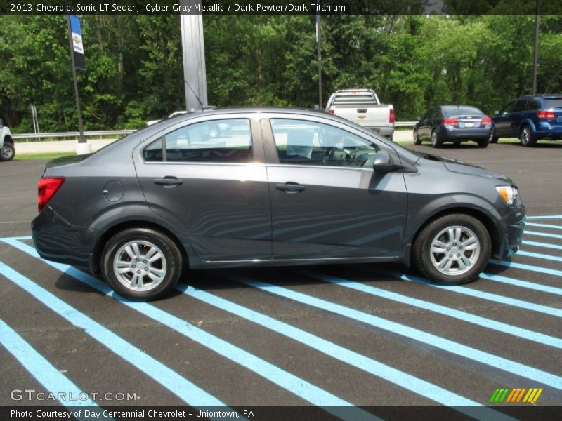Cyber Gray Metallic / Dark Pewter/Dark Titanium 2013 Chevrolet Sonic LT Sedan