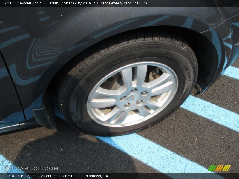 Cyber Gray Metallic / Dark Pewter/Dark Titanium 2013 Chevrolet Sonic LT Sedan
