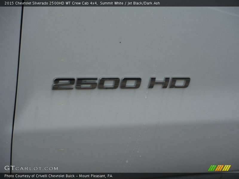 Summit White / Jet Black/Dark Ash 2015 Chevrolet Silverado 2500HD WT Crew Cab 4x4